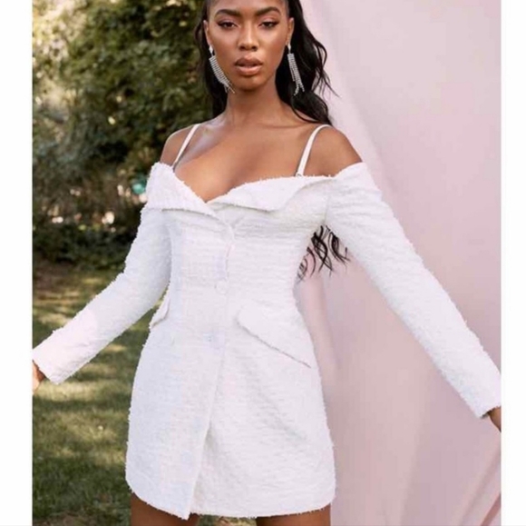 House of CB Dresses & Skirts - House of CB XS Nia Tweed Blazer Dress